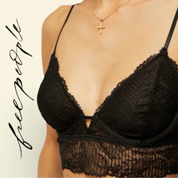 NWT Free People Intimately – Alyssa Lace Underwire Bralette - Picture 2 of 6